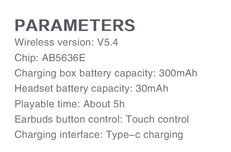 Parameters